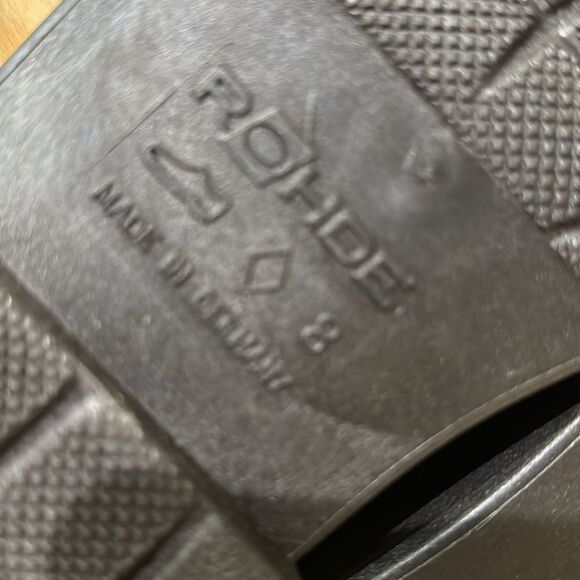 Men's ROHDE Casual Black Loafers Men’s size 8 - Picture 7 of 8